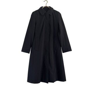 Burberry Women's Camden Lined Wool Long Sleeve Long Trench Coat  Size M